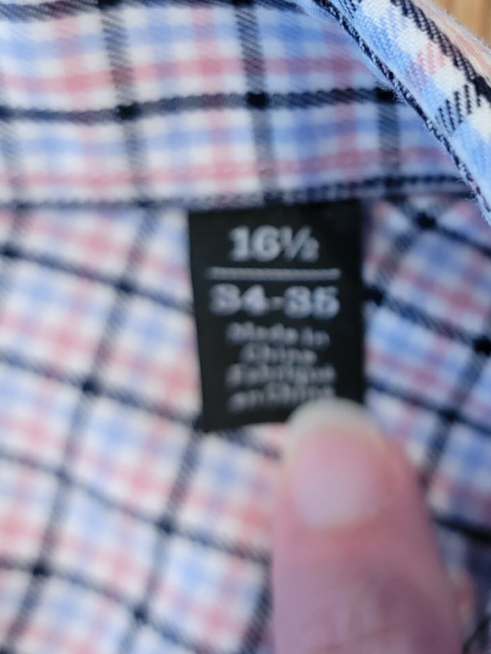Nordstrom Men's Shop Smart Care Trim Fit Long Sleeve Button Down Check Print - Picture 8 of 9